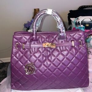 BADLEY MISCHKA PLUM BAG